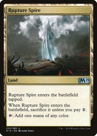 Rupture Spire [Core Set 2019] | Magic Magpie