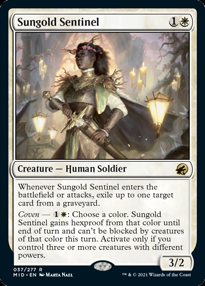 Sungold Sentinel [Innistrad: Midnight Hunt] | Magic Magpie