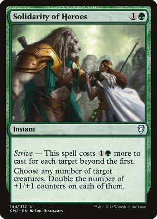 Solidarity of Heroes [Commander Anthology Volume II] | Magic Magpie