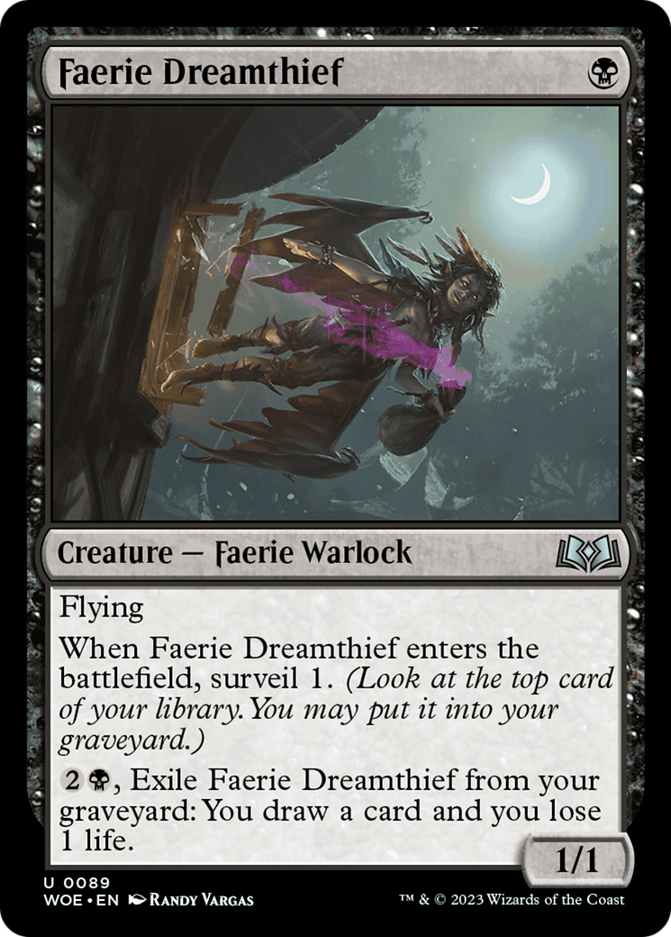 Faerie Dreamthief [Wilds of Eldraine] | Magic Magpie