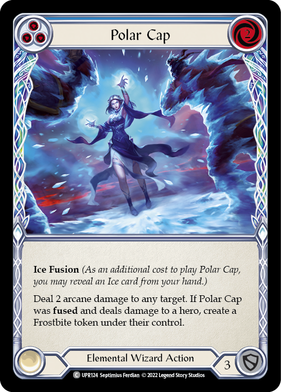 Polar Cap (Blue) [UPR124] (Uprising)  Rainbow Foil | Magic Magpie