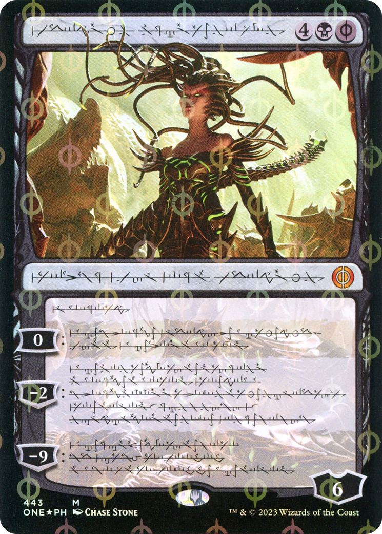 Vraska, Betrayal's Sting (Phyrexian Step-and-Compleat Foil) [Phyrexia: All Will Be One] | Magic Magpie