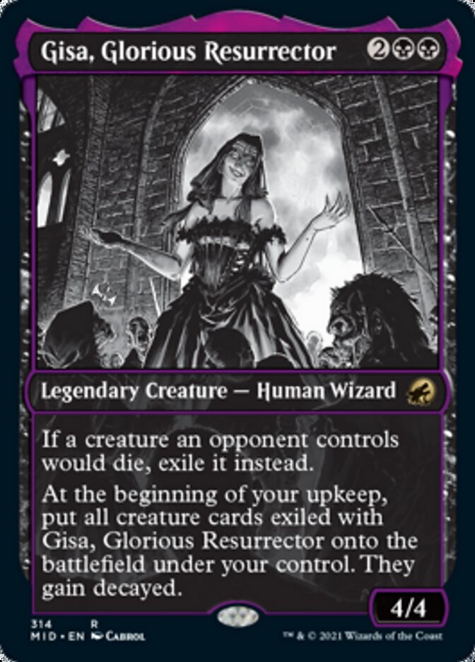 Gisa, Glorious Resurrector (Showcase Eternal Night) [Innistrad: Midnight Hunt] | Magic Magpie