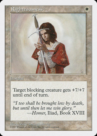 Righteousness [Fifth Edition] | Magic Magpie