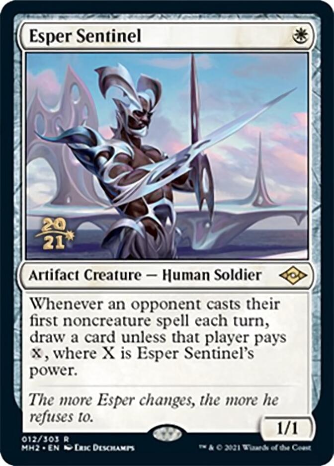 Esper Sentinel [Modern Horizons 2 Prerelease Promos] | Magic Magpie