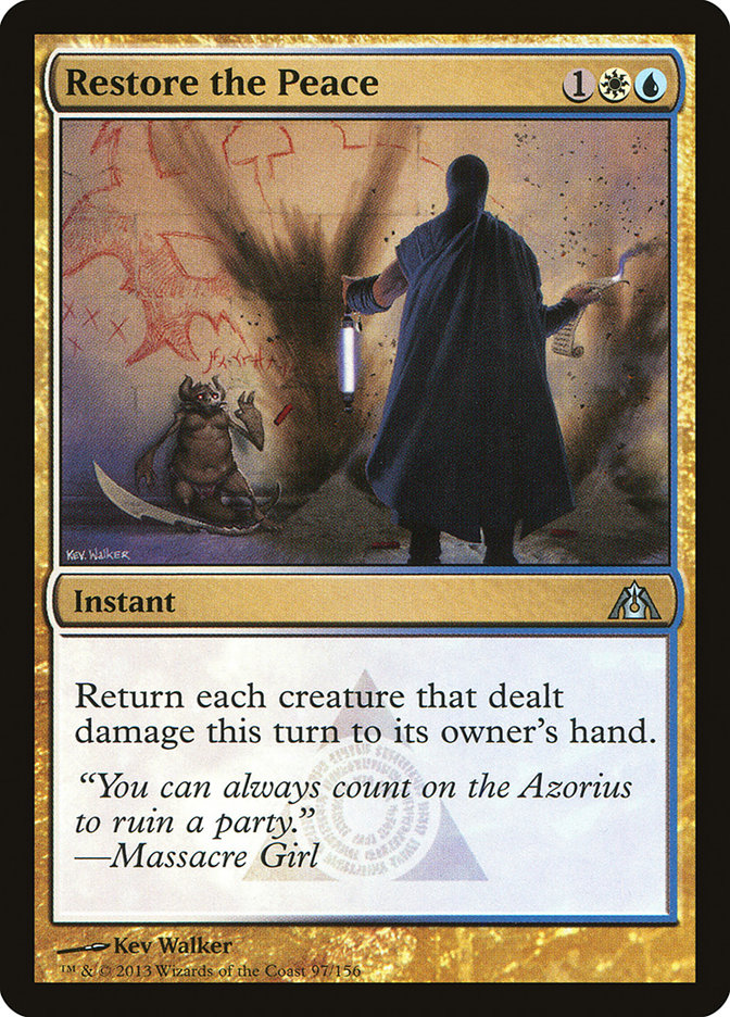 Restore the Peace [Dragon's Maze] | Magic Magpie