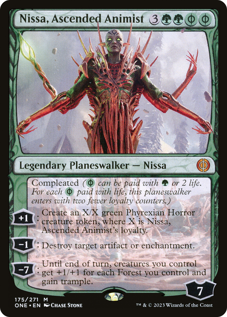 Nissa, Ascended Animist [Phyrexia: All Will Be One] | Magic Magpie