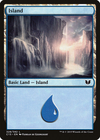 Island (328) [Commander 2015] | Magic Magpie