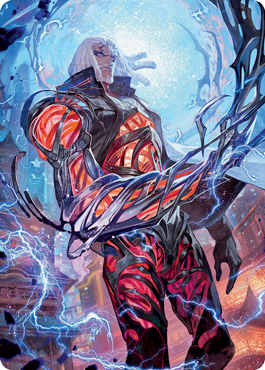 Tezzeret, Betrayer of Flesh Art Card [Kamigawa: Neon Dynasty Art Series] | Magic Magpie