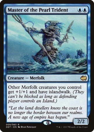 Master of the Pearl Trident [Duel Decks: Merfolk vs. Goblins] | Magic Magpie