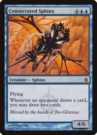 Consecrated Sphinx [Mirrodin Besieged] | Magic Magpie