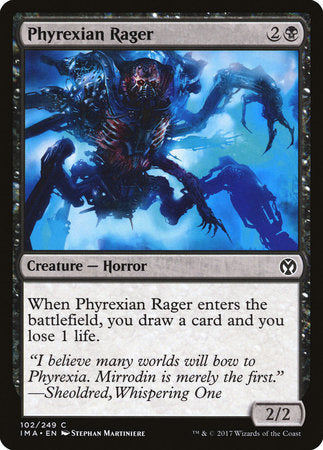 Phyrexian Rager [Iconic Masters] | Magic Magpie