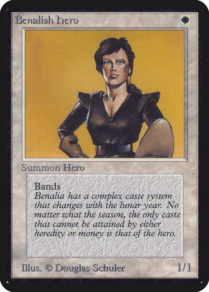 Benalish Hero [Limited Edition Alpha] | Magic Magpie