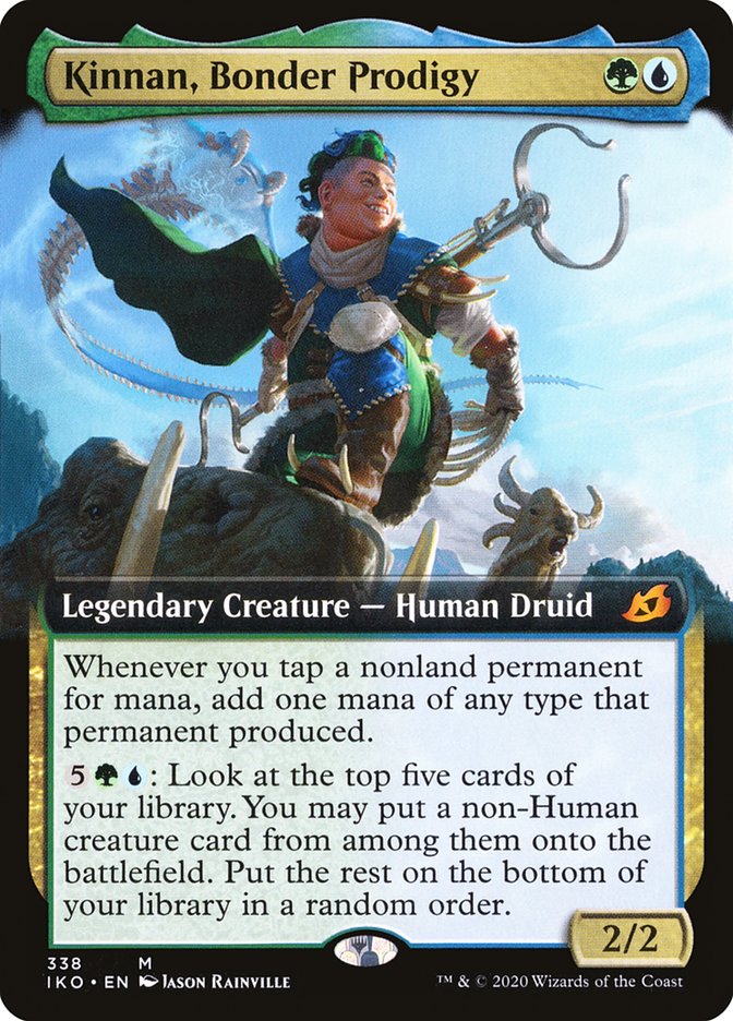 Kinnan, Bonder Prodigy (Extended Art) [Ikoria: Lair of Behemoths] | Magic Magpie