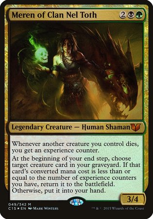 Meren of Clan Nel Toth (Oversized) [Commander 2015 Oversized] | Magic Magpie