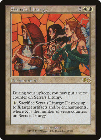 Serra's Liturgy [Urza's Saga] | Magic Magpie