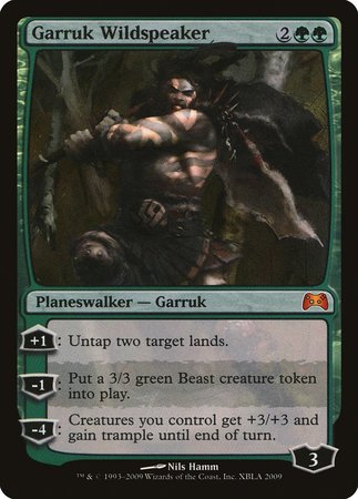 Garruk Wildspeaker [Duels of the Planeswalkers Promos 2009] | Magic Magpie