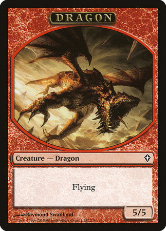 Dragon Token [Worldwake Tokens] | Magic Magpie