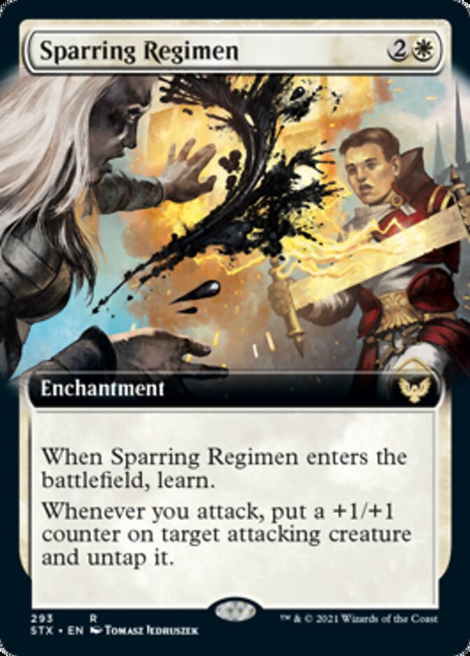 Sparring Regimen (Extended) [Strixhaven: School of Mages] | Magic Magpie