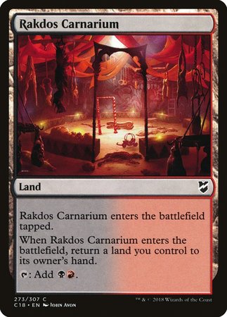 Rakdos Carnarium [Commander 2018] | Magic Magpie
