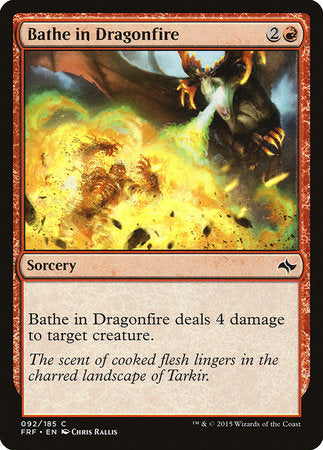 Bathe in Dragonfire [Fate Reforged] | Magic Magpie
