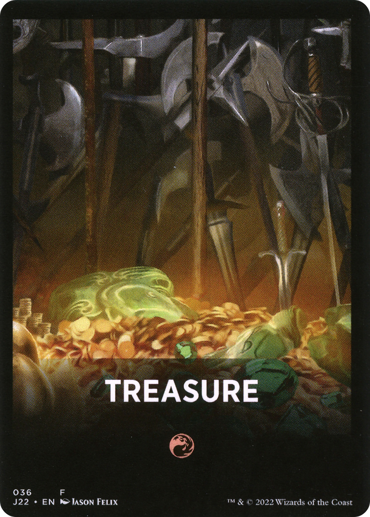 Treasure Theme Card [Jumpstart 2022 Front Cards] | Magic Magpie