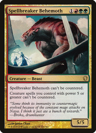 Spellbreaker Behemoth [Commander 2013] | Magic Magpie