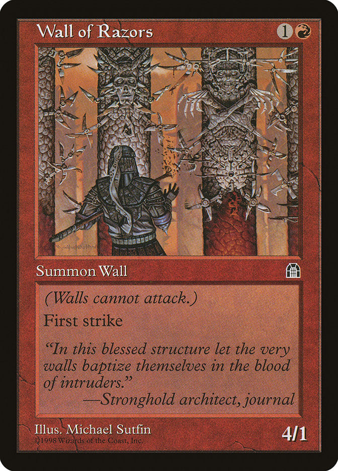 Wall of Razors [Stronghold] | Magic Magpie
