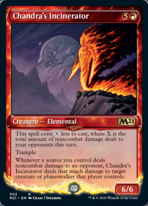 Chandra's Incinerator (Showcase) [Core Set 2021] | Magic Magpie