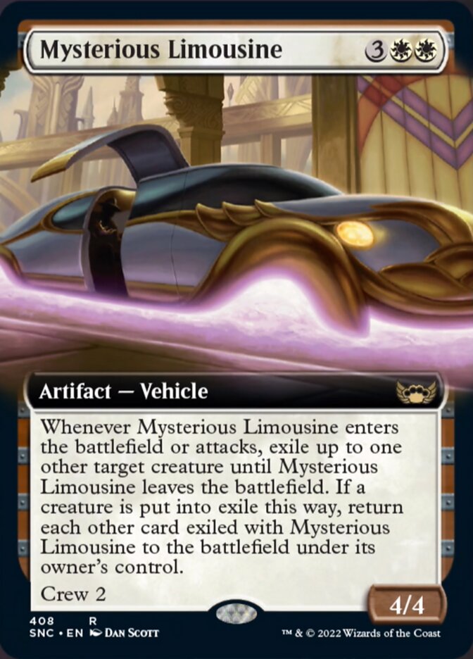 Mysterious Limousine (Extended Art) [Streets of New Capenna] | Magic Magpie