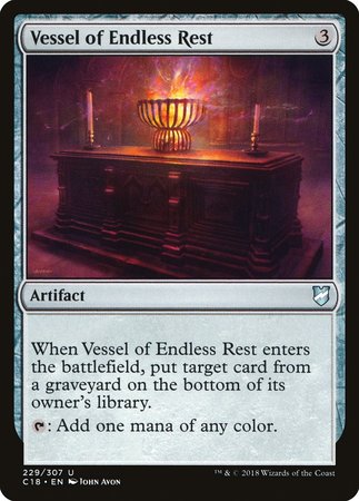 Vessel of Endless Rest [Commander 2018] | Magic Magpie