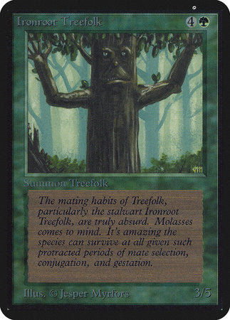 Ironroot Treefolk [Limited Edition Alpha] | Magic Magpie