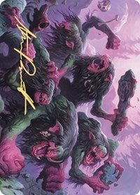 Hagi Mob Art Card (Gold-Stamped Signature) [Kaldheim: Art Series] | Magic Magpie