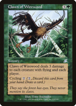 Claws of Wirewood [Scourge] | Magic Magpie