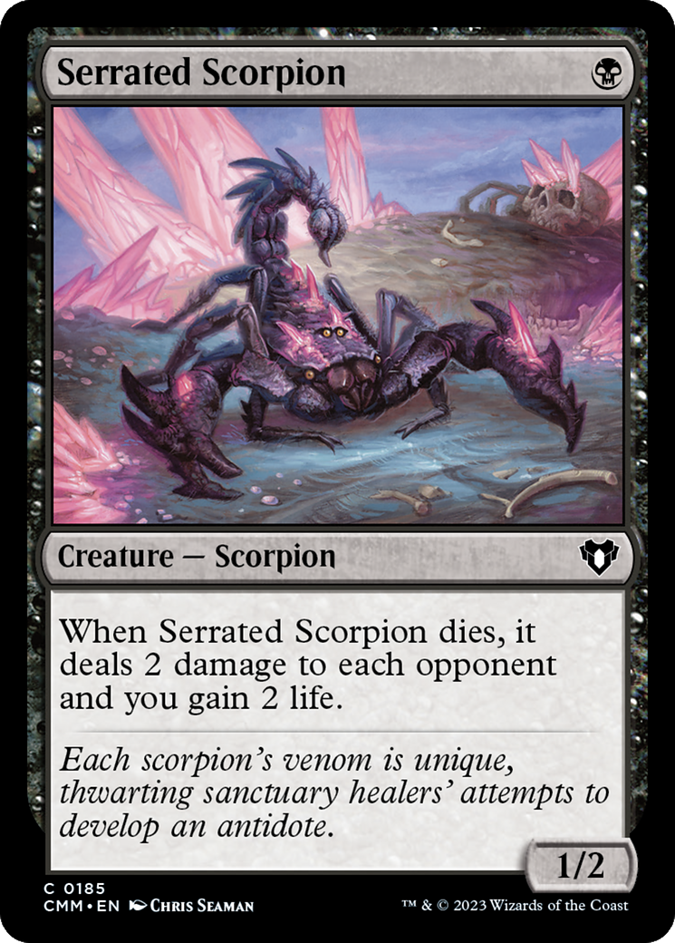 Serrated Scorpion [Commander Masters] | Magic Magpie