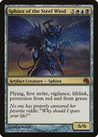 Sphinx of the Steel Wind [Premium Deck Series: Graveborn] | Magic Magpie