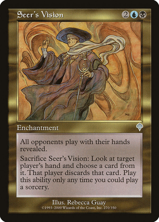 Seer's Vision [Invasion] | Magic Magpie