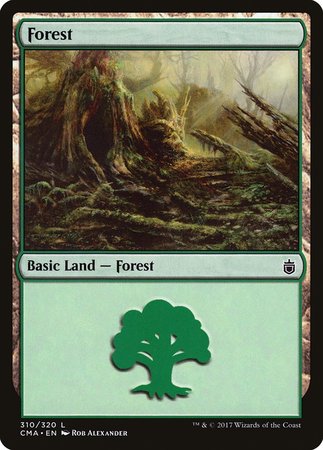 Forest (310) [Commander Anthology] | Magic Magpie