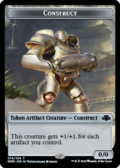 Goblin // Construct Double-Sided Token [Dominaria Remastered Tokens] | Magic Magpie