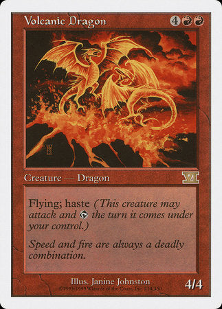 Volcanic Dragon [Classic Sixth Edition] | Magic Magpie
