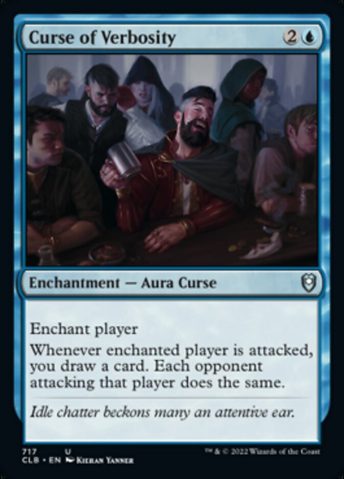 Curse of Verbosity [Commander Legends: Battle for Baldur's Gate] | Magic Magpie
