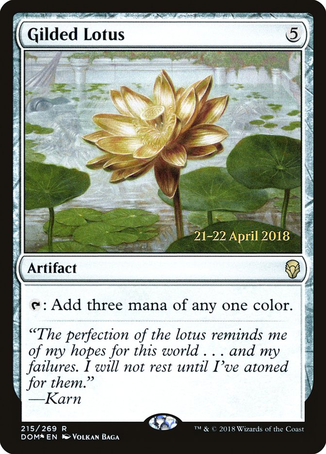 Gilded Lotus  [Dominaria Prerelease Promos] | Magic Magpie