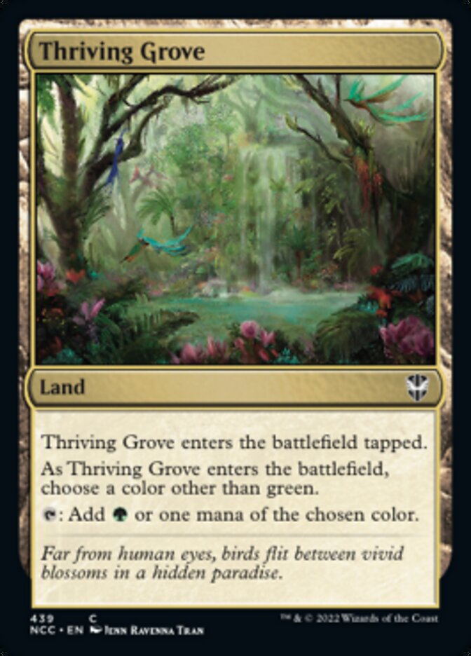 Thriving Grove [Streets of New Capenna Commander] | Magic Magpie