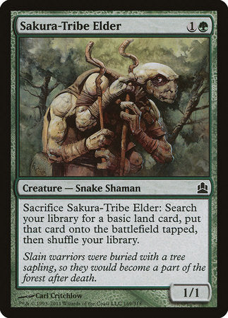 Sakura-Tribe Elder [Commander 2011] | Magic Magpie