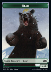 Bear // Monk Double-sided Token [Double Masters 2022 Tokens] | Magic Magpie