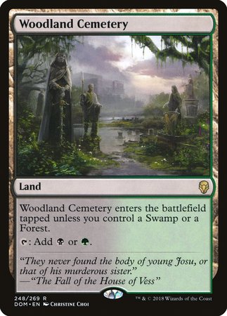 Woodland Cemetery [Dominaria] | Magic Magpie