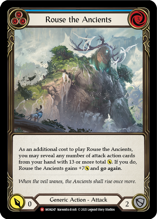 Rouse the Ancients [MON247] 1st Edition Normal | Magic Magpie