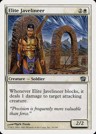 Elite Javelineer [Eighth Edition] | Magic Magpie