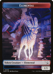 Elemental (09) // Dinosaur Double-Sided Token [March of the Machine Tokens] | Magic Magpie