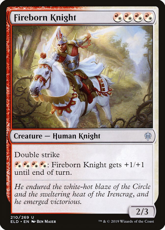 Fireborn Knight [Throne of Eldraine] | Magic Magpie